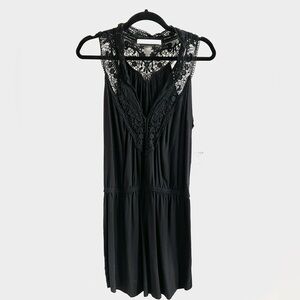 NWT Stillwater Lovin U Mini Dress with Lace Deep V Neckline and Open Back